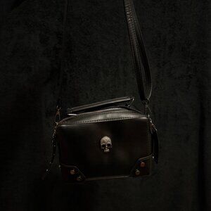 Black Skull Crossbody Bag